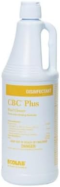 Ecolab CBC Plus Professional Bowl Cleaner Disinfectant, Heavy Duty Cleaning Formula, White Bottle