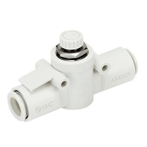 SMC AS1002F-04-J speed control, inline, 4mm