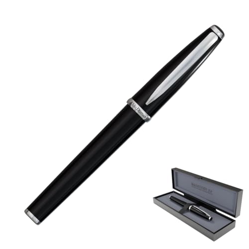Monteverde USA Aldo Domani Rollerball Pen - Black, Smooth Writing, Italian-Inspired Design