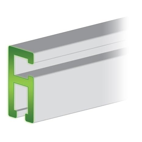 Woodhaven 4016 Double Track Aluminum T-Track, 16", Made in USA