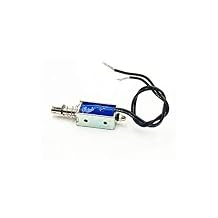 LYM 0530# Push Pull Open Frame Solenoid Electromagnet, 10 mm Stroke, 5N, DC 12V 1A