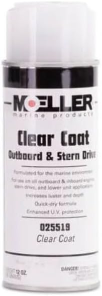 Moeller Clear Coat High Gloss Lacquer 025519 12oz