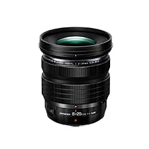 OM SYSTEM Olympus M.Zuiko Digital ED 8-25mm F4.0 PRO for Micro Four Thirds System Camera, Compact Ultra Wide Zoom Lens, Weather Sealed Design, MF Clutch, L-Fn Button