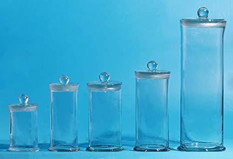 MDA045180 Glass 45x180mm Specimen Jar with Lid, Dia. 45mm, Height 180mm