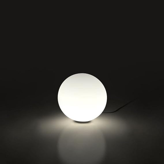Artemide 0254018A Dioscuri 42 - One Light Table Lamp with Dimmer, White Finish