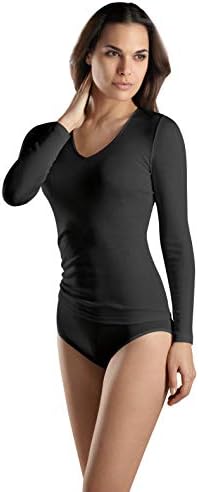 HANRO Women's Woolen Silk W Long Sleeve Shirt 71409
