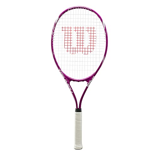 Wilson Triumph Adult Recreational Tennis Racket - Grip Size 2: 4 14, WhitePink