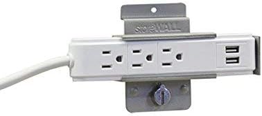 Power Strip Slatwall Bracket Set