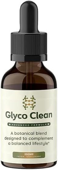 Glyco Clean Drops - Official Formula Support Supplement - Natural Formula to Support Overall Well Being & Healthy Energy - 60ml