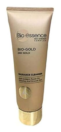 Bio-Essence Bio-Gold Radiance Cleanser 100ml-Rich, fine Foam Gives Skin The Most Gentle Cleanse