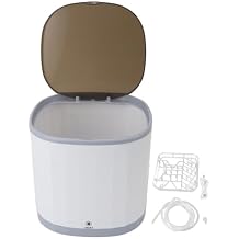 Portable Mini Dishwasher Countertop, USB Rechargeable Dish Tea Cup Washing, 360 Directional 4L 5V Compact Mini Dishwasher for Camping, Apartments, RVs, Dorms