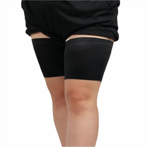 Thigh Compression Sleeves - Unisex Hamstring Compression Sleeve for Quad & Groin Pain Relief, Thigh Brace & Wrap for Recovery, Ideal for Running, Sports & Injury, 1 Pair