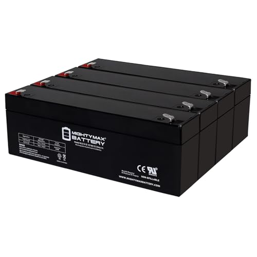 Mighty Max Battery 12V 2.3AH F1 SLA Replacement Battery Compatible with Bio-Tek Instruments Index 2 SPO2 Analyzer - 4 Pack