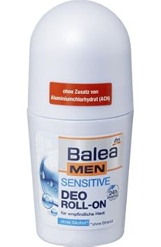 Balea Men Sensitive Aluminum Free Deo Roll-On 50 ml / 1.7 fl oz