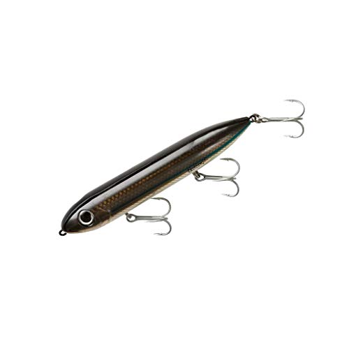 Heddon Super Spook Topwater Fishing Lure for Saltwater and Freshwater, Silver Mullet, Super Spook 78 oz