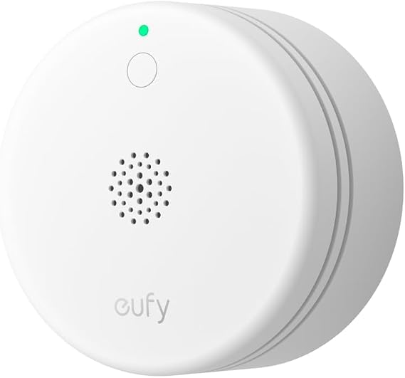 eufy Security Smoke Alarm E10, Smoke Detector, Ultra-Compact 70 mm Design | 5-Year Battery, App Alerts Away from Home, Loud Siren, Fewer False Alerts with UL 217 Compliance, Requires eufy HomeBase