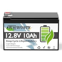 12.8V 300Ah LiFePO4 Battery, Rechargeabel Deep Cycle Lithium Battery with 20A charger, 200A BMS with Low-Temp Protection, for RV, Solar System, Trolling Motors