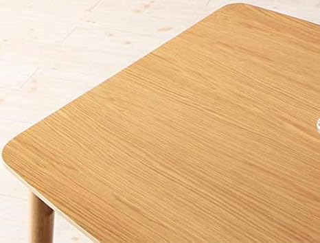 Ramillies Adjustable Height Kotatsu Table, Natural Wood Oak with 4 Levels, Rectangle 4.7 x 3.1 inches 120 x 80 cm, Oak Natural
