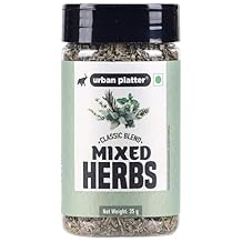 Urban Platter Mixed Herbs Shaker Jar 35g / 1.2oz [Seasoning Mix of Oregano Rosemary Basil Thyme]