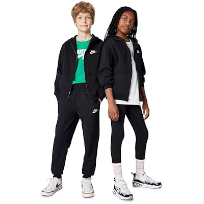 Nike Big Kids' Club Fleece Full-Zip Hoodie - Boys and Girls Sweatshirt