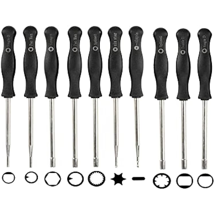Carburetor Adjustment Screwdriver Tools for Adjusting Most 2 Stroke Small Engine carburetors Set of 10pcs
