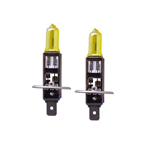 Piaa 22-13401 Solar Yellow H1 Light Bulb 2500K - 12V 55W, 2 Pack