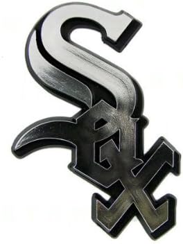MLB 3D Chicago White Sox Auto Chrome Emblem & Vinyl Decal