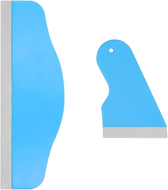 2 Pcs Universal Hydrogel Film Sticking Scraper Air Bubble Remover Multi-purpose Film Squeegee Cellphone Film Scraper for Phone Computer Tablet Screen Protector Film Scratchproof Scraping Tool