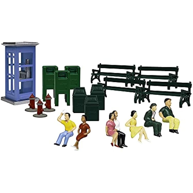 Lionell HO Scale Sidewalk Scenes Figures HO Gauge 1957260