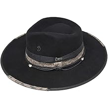 Bullhide Reloaded Casual Premium Wool Felt Hat, 3 1/4" Brim, Black, X-Large
