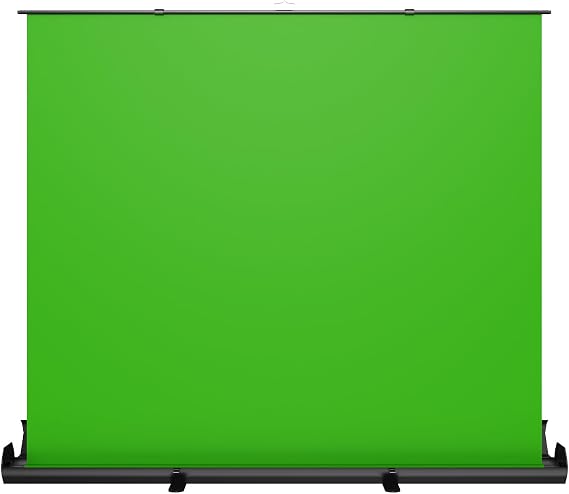 NearStream VK50 Pull-Up Green Screen Backdrop with Auto-Locking Frame
