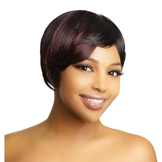 Diana Bohemian Wig Synthetic 100% Futura Short Boycut Pixie Style - DW1112 (2)