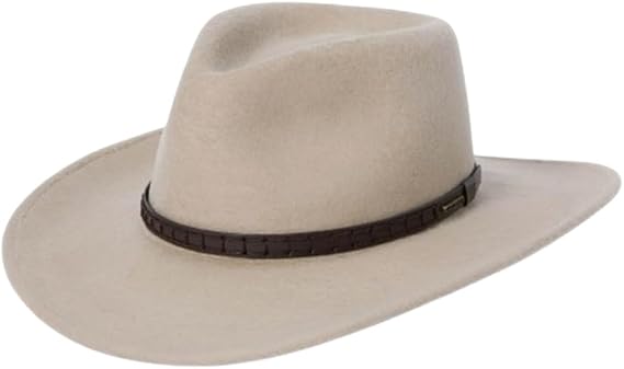Stetson Men's Sturgis Pinchfront Crushable Wool Felt Hat