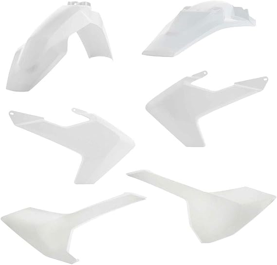 Acerbis Replica Plastic Kit White for Husqvarna TE 150 2017-2018
