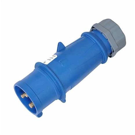 Waterproof Industrial CEE Connector Plug 3Pin 32A 230V 2P+E IP44