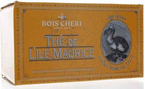 Bois Cheri Dodo Coconut Black Tea with Coconut flavour (50g - 25 bags) from Mauritius