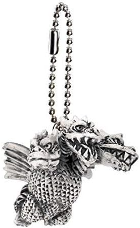 Toho Monsters Godzilla Mini SD Figure (Monochrome) Keychain Mascot - King Ghidorah