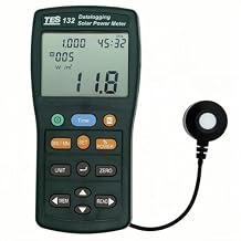 TES 132 High Precision Handheld Digital Datalogging Solar Power Meter Range 2000W/m2 with CD Software