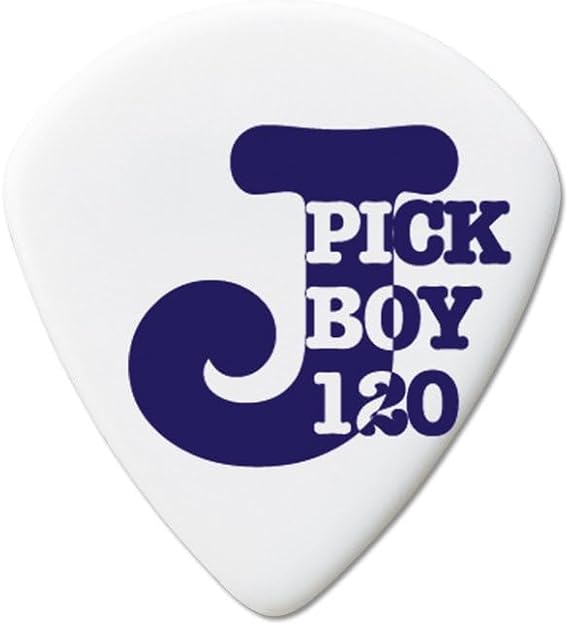 Pickboy J-Pick, White, Cellulose, 1.20mm, 10 picks
