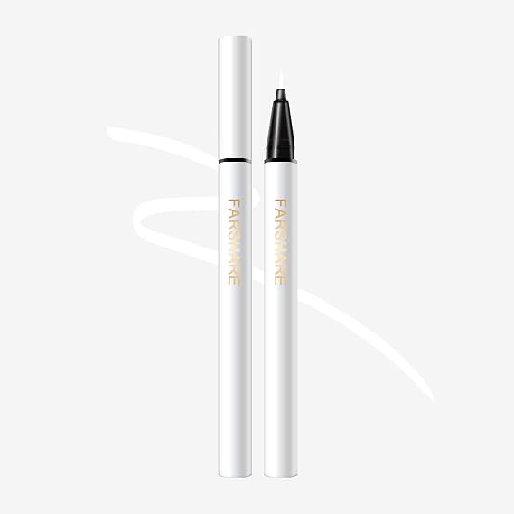 Ultra Fine Liquid Eyeliner, Formula for Mature Women, White
