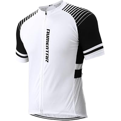 Mens Cycling Bike Jersey Long Sleeve - Moisture Wicking, Breathable, Quick Dry Biking Shirt Full Zipper