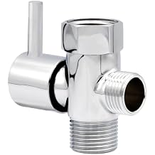 LUXE Bidet 7/8" x 7/8" x 1/2" Shut-Off Valve T-Adapter for Bidets, Only Compatible with NEO Series Bidet Attachments (Original Lever, Chrome Finish)
