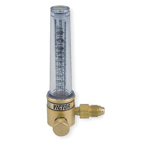 ESAB Victor Technologies 1000-0182 FM-372 Heavy Duty Flow Meter Cylinder Carbon Dioxide/Argon/Helium Regulator with 3 Gas Calibration, 5-40/5-50/20-150 SCFH Flow Range