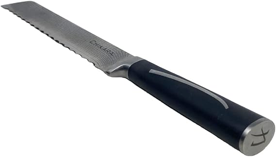 Ginsu Hanaita Series Damascus 33 Layer VG-1 Core Stainless Steel 8-Inch Bread Knife 5903