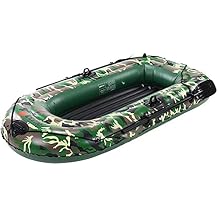 Boat Raft Seahawk Inflatable Set 2/3/4 Person Inflatable Dinghy Rowing Boats for Adults Rubber Dingy Kayak Canoe Fishing Tear-Resistant Foldable Drifting Boat 3 People (2 People)