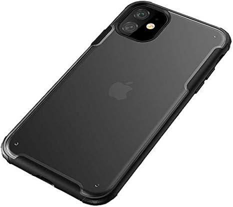 Spia Apple iPhone 11 ile uyumlu Kılıf Siyah Vulga Sert Kapak Orijinal Esnek İnce Geliştirilmiş Dayanıklı Darbe Karşıtı Koruyucu Yeni Nesil Tasarım (Apple iPhone 11, Siyah)