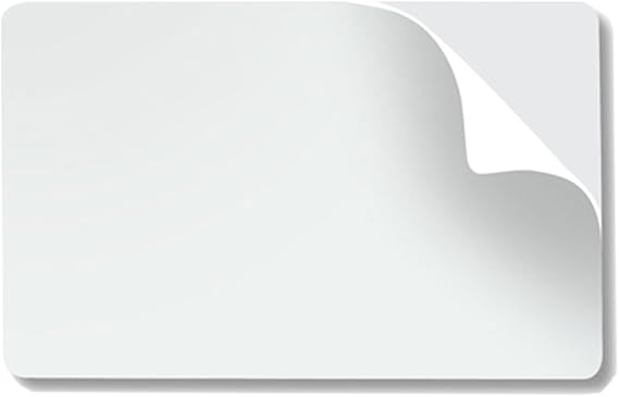 CR80 10 Mil Mylar Adhesive Backed PVC Cards - 500 Pack - CR8010MYAB
