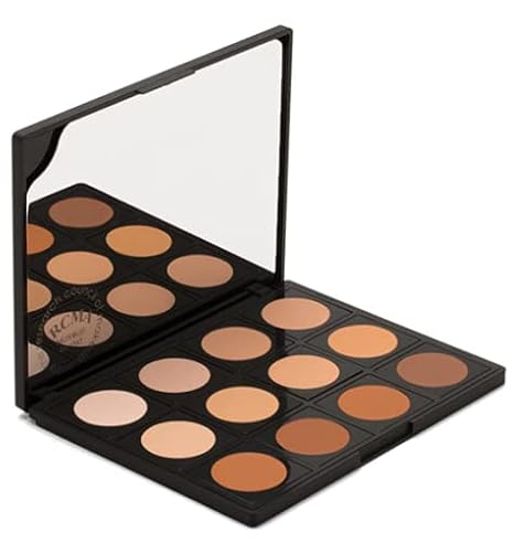 RCMA Vincent Kehoe Pro Palette - HD Foundation, Concealer, Face Contouring for Professional Makeup Artists - Stage or Everyday Makeup - 12 Skin Tones - Beige