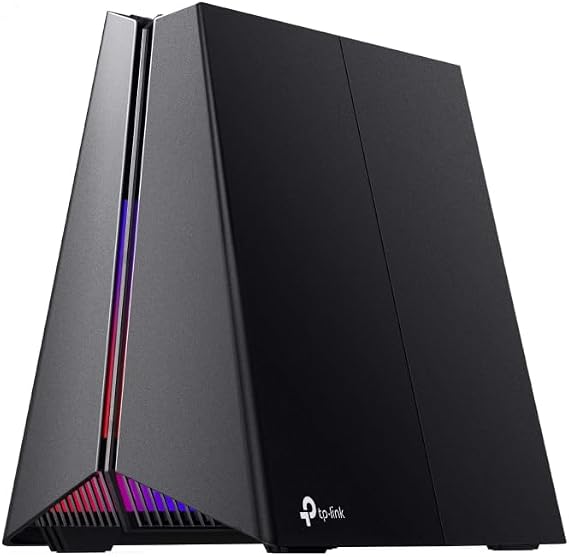 TP-Link WiFi 7 Gaming Router, Wireless Router, 5764+2882+574Mbps, 5G Port, High Speed, Tri-Band, LED Panel, HomeSheild BE9300 Archer GE550/A