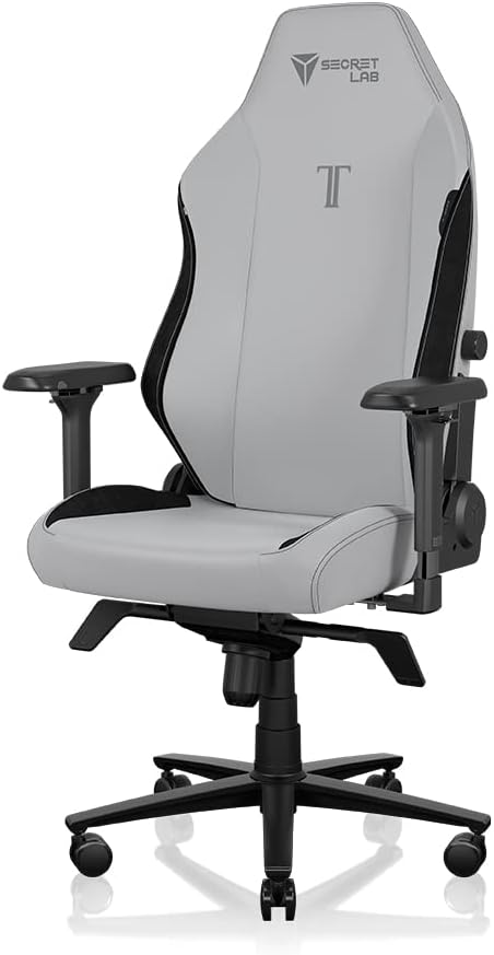 Secretlab Titan Evo XL Ash Gaming Chair - Leatherette, Gray, Ergonomic